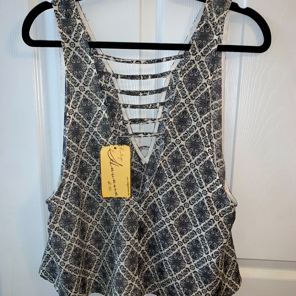 Vintage Havanna Summer Sleeveless Top size SMALL NWT